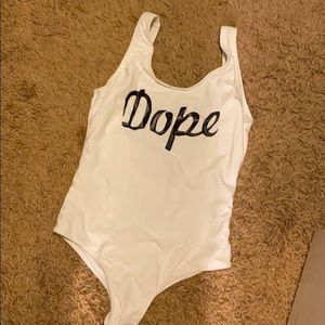 One piece swimsuit